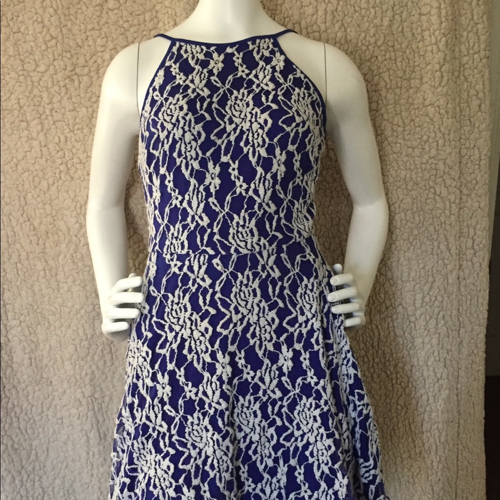 Blue Floral Dress